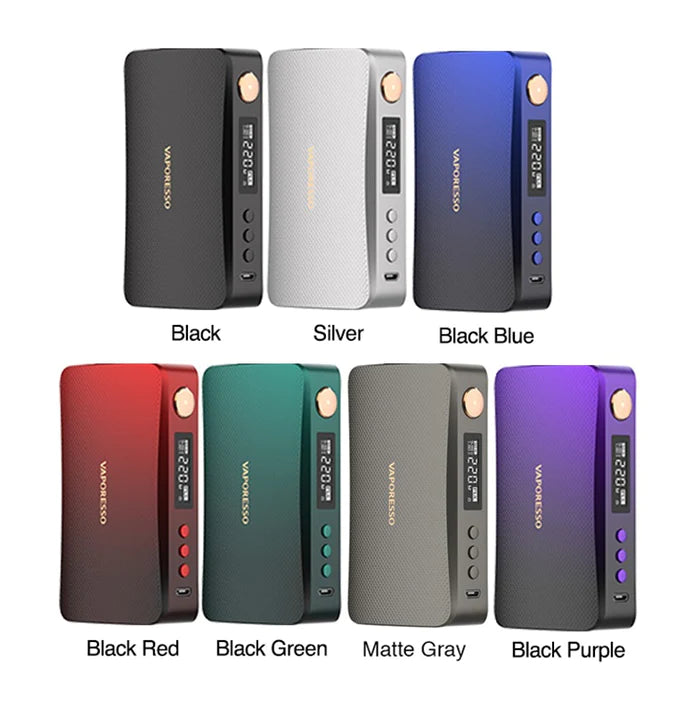 Vaporesso Gen Mod – 220W Max Output, Dual 18650 Batteries, AXON Chipset, OLED Screen, Multiple Modes & Fire-Resistant Design