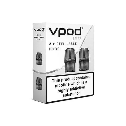 Vapouriz VPOD Pro Replacement Pods - 2 Pack - 1.2Ohm Coil