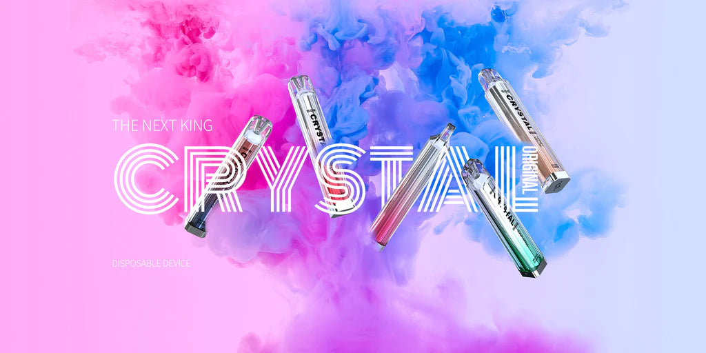 SKE Crystal Bar Disposable Vape - 20mg Nicotine Strength - 500mAh Battery - 11W Power - 1.2Ω Mesh Coil Technology