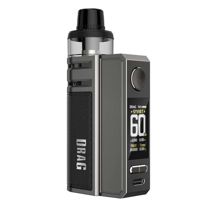 VooPoo Drag E60 Kit - Ultimate Vaping Performance 5W to 60W Output Range - Built-in 2550mAh Battery