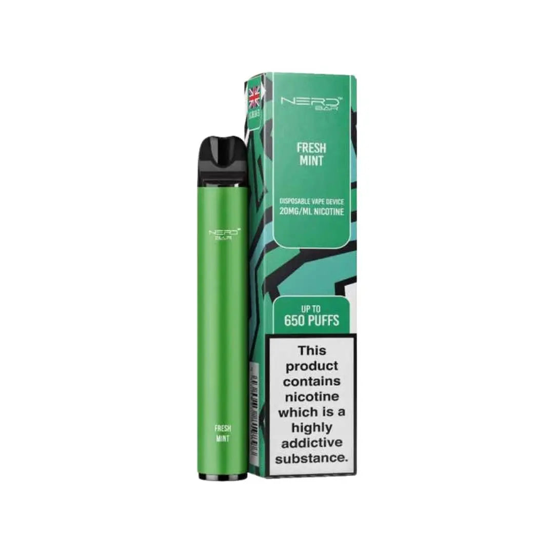 NERD BAR 650 Disposable Pen - 20mg Nicotine Strength - 650 Puffs - 550mAh Battery