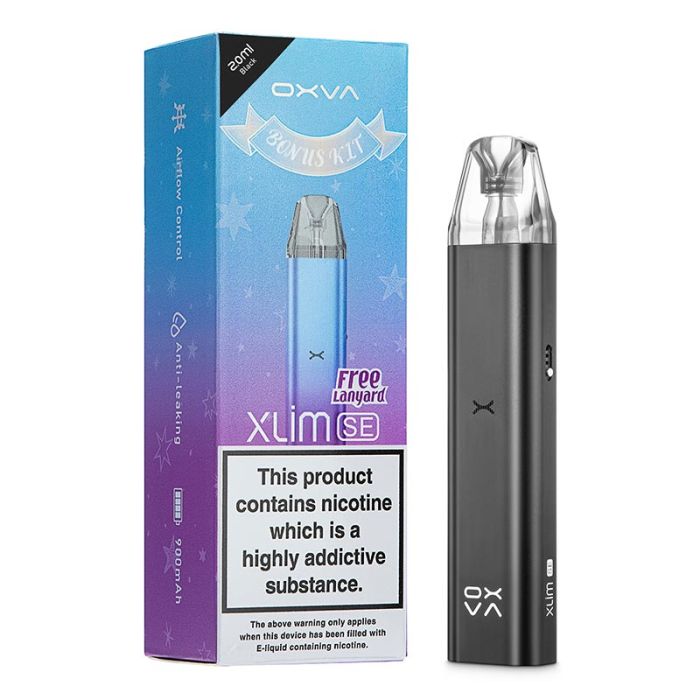 OXVA Xlim SE Bonus Pod Kit - 5W-25W Output Range Elevate Your Vaping Experience - 900mAh Battery