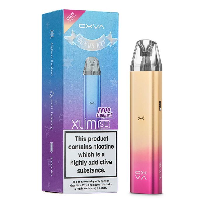 OXVA Xlim SE Bonus Pod Kit - 5W-25W Output Range Elevate Your Vaping Experience - 900mAh Battery