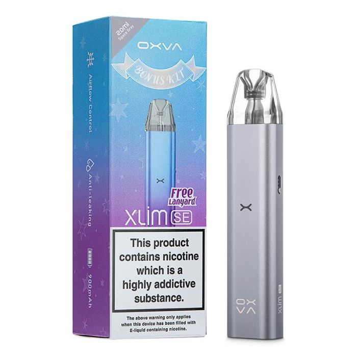 OXVA Xlim SE Bonus Pod Kit - 5W-25W Output Range Elevate Your Vaping Experience - 900mAh Battery